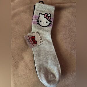 Hello Kitty Gray and Pink Women's Socks